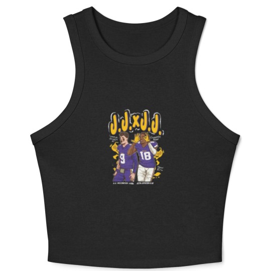 Discover Heavyweight Justin Jefferson x J.J. McCarthy "Championship Mindset" Crewneck Crop Tank Top