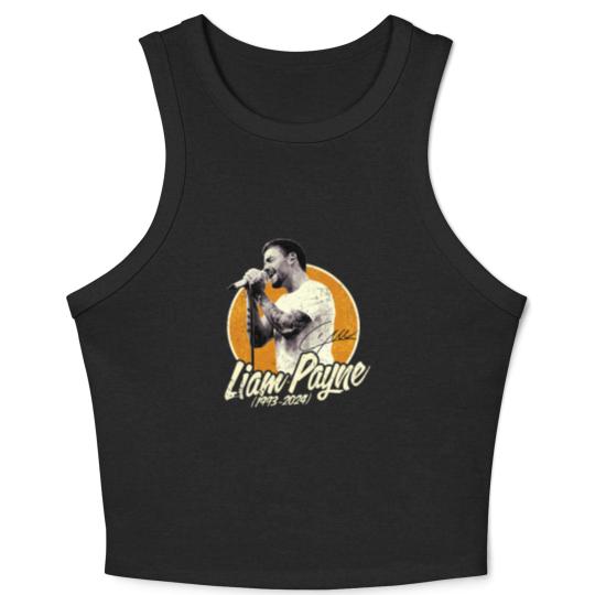 Discover Retro Liam Payne Tribute Crop Tank Top, RIP Liam Payne Sweater, Liam Payne 1D Crop Tank Top