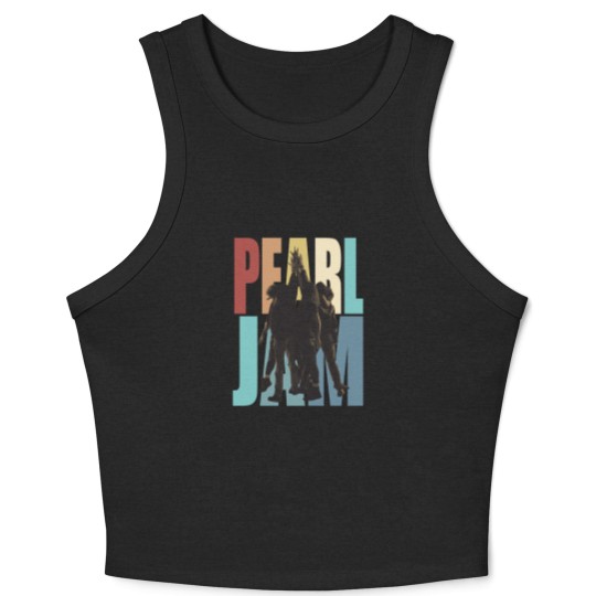Discover PEL JAM Ten Inspired Crop Tank Top, Rock Band Crop Tank Top, PEL JAM Tour 2022 Crop Tank Top