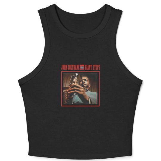 Discover Men's Cotton Crew Crop Tank Top John Coltrane Giant Steps