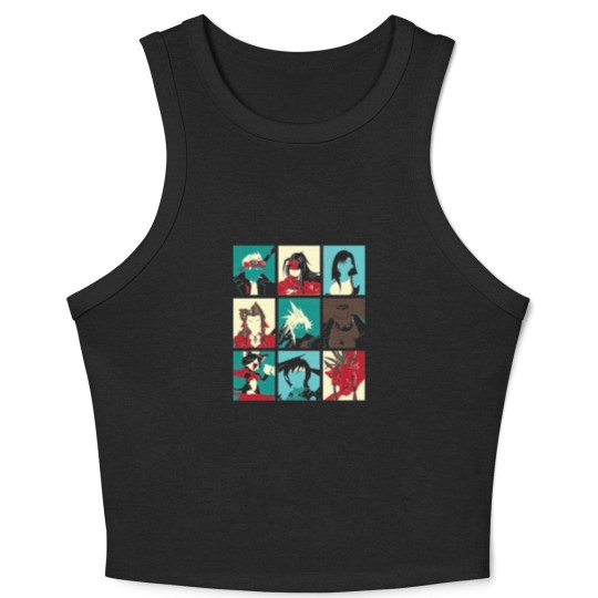 Discover Final Pop Final Fantasy 7 Crop Tank Top