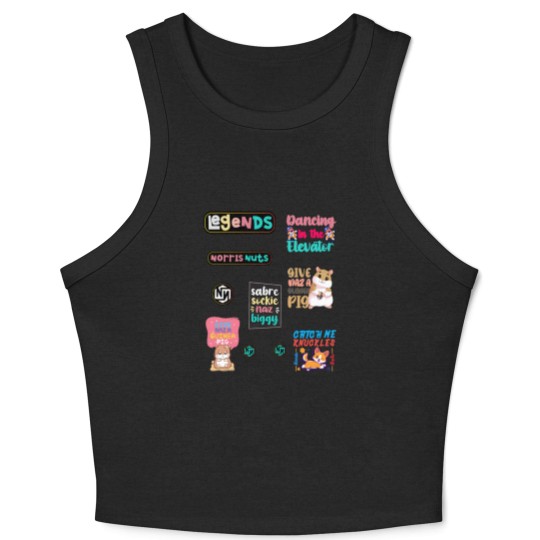 Discover The Norris Nuts Merch The Norris Nuts Crop Tank Top