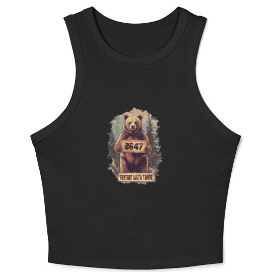 Discover FDT Resist Bear Crop Tank Top, Foxtrot Delta Tango anti Trump Crop Tank Top, National Parks