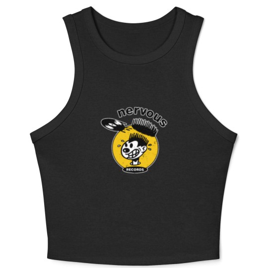 Discover Vintage Nervous vinyl - Vinyl Records - Crop Tank Top