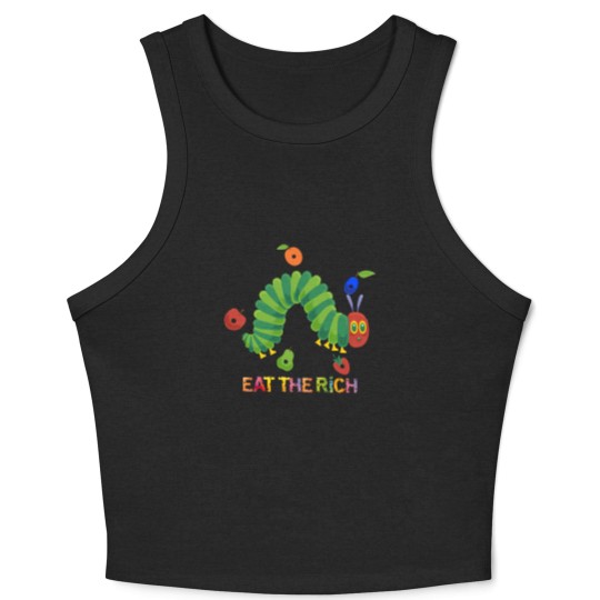 Discover Eat The Rich The Very Hungry Caterpilla Crop Tank Top, Very Hungry