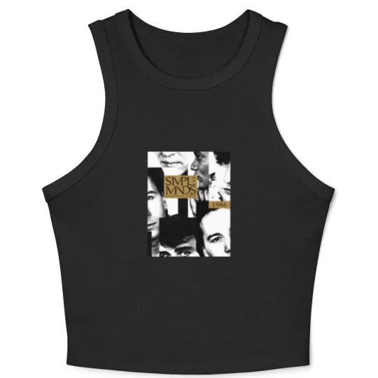 Discover Simple Minds - Once Upon A Time European Tour 1986 Crop Tank Top