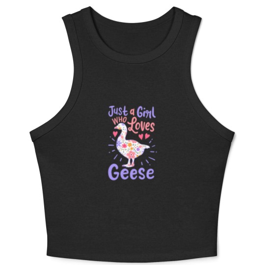 Discover Geese Goose Geese Lover - Geese - Crop Tank Top