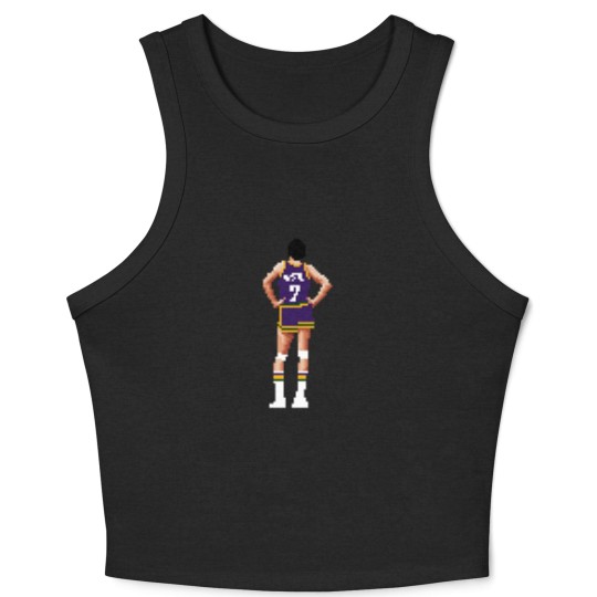 Discover Pete Maravich Pixel - Pete Maravich - Crop Tank Top