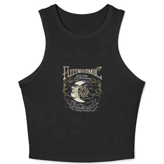 Discover Vintage Fleetwood Mac Crop Tank Top, Sisters Of The Moon Crop Tank Top, Fleetwood Mac Crop Tank Top