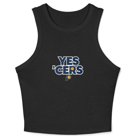 Discover Vintage Yes 'Cers Design Funny Vintage Yes 'Cers  Unisex Crop Tank Top