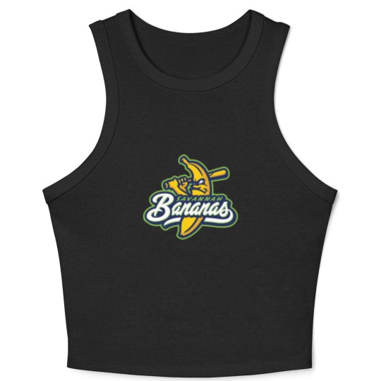 Discover #Savannah #Bananas Baseball Men Women Crop Tank Top