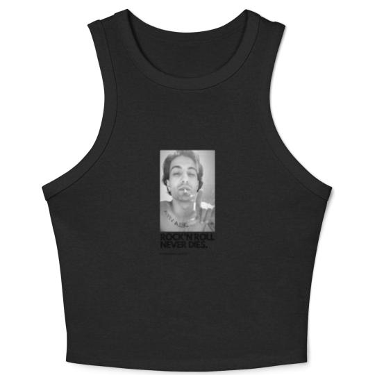 Discover Damiano David Ma'neskin Crop Tank Top