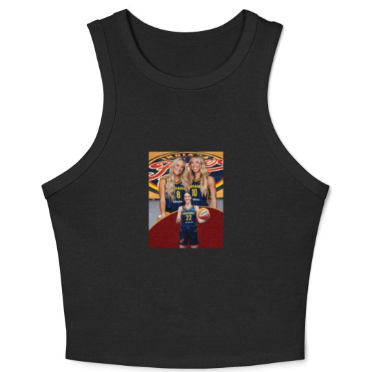 Discover Lexie Hull & Sophie Cunningham Indiana Fever Vintage Trio Crop Tank Top – Step Sisters Crop Tank Top
