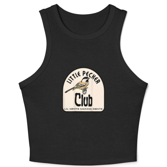 Discover Little Pecker Club Crop Tank Top