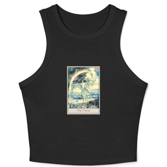Discover Tarot - The Moon - Tarot - Crop Tank Top