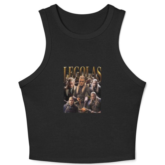 Discover Legolas Crop Tank Top, Lord of the Rings Crop Tank Top, Orlando Bloom Crop Tank Top