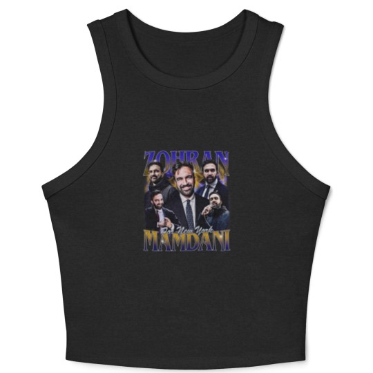 Discover Zohran For New York City Bootleg 90s Vintage Crop Tank Top
