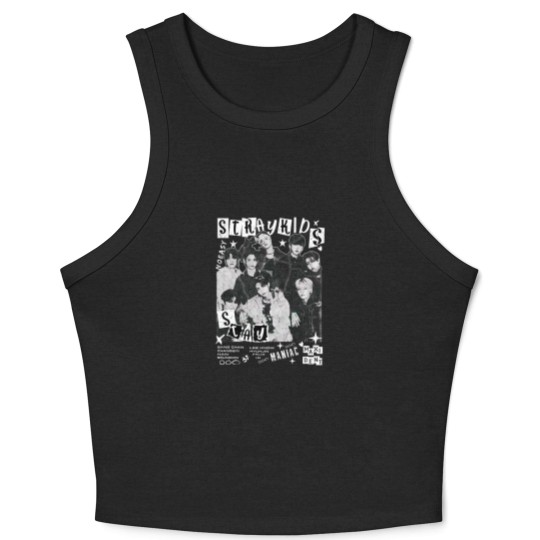 Discover Vintage Stray Kids World Tour 2025 Comfort Color Crop Tank Top Maniac Kpop Concert Fan Made 2025 Crop Tank Top