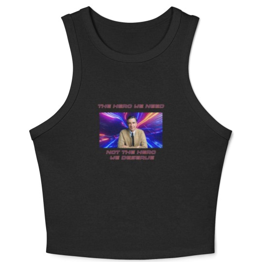 Discover Mr. Rogers Short-Sleeve Unisex Crop Tank Top