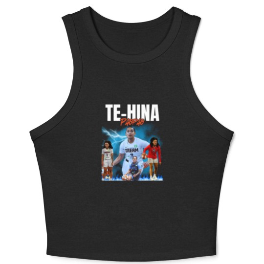 Discover Te-Hina Paopao Graphic Basketball Crop Tank Top, Unisex Sports Crop Tank Top