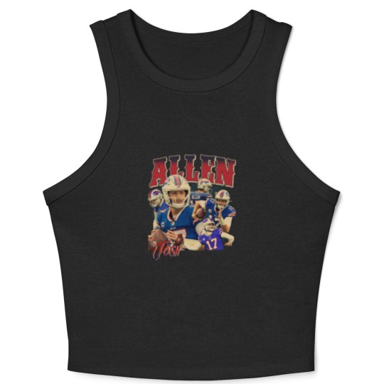 Discover Josh Allen Crop Tank Top, American Football MVP Player