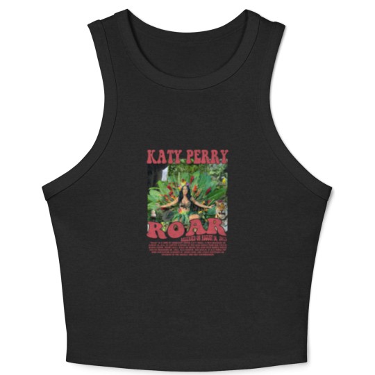 Discover Katy Perry Music Crop Tank Top K1, Roar Music Pop