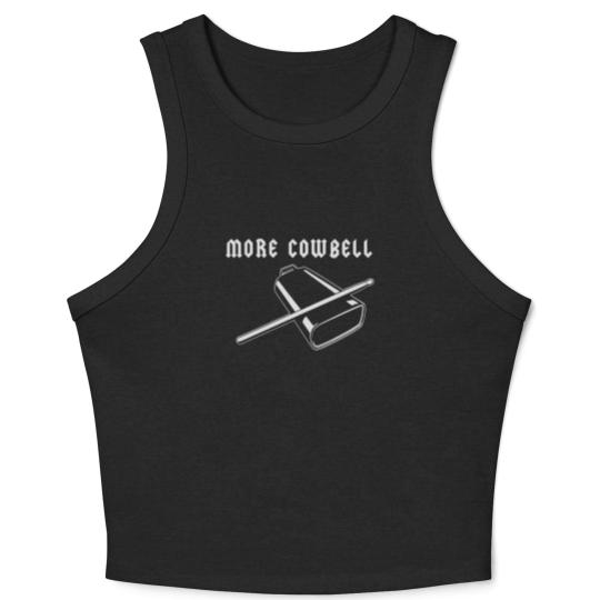 Discover More Cowbell Crop Tank Top