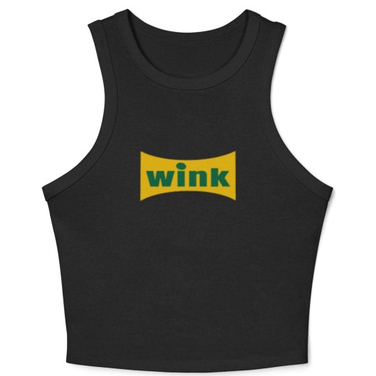 Discover Wink Grapefruit Flavored Soft Drink Soda Pop Logo Crop Tank Top
