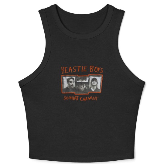 Discover BEASTIE BOYS So What Cha Want Crop Tank Top, Beatie Boys Crop Tank Top