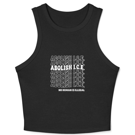 Discover Abolish ICE Crop Tank Top