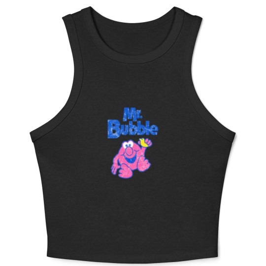 Discover Mr Bubble Crop Tank Top