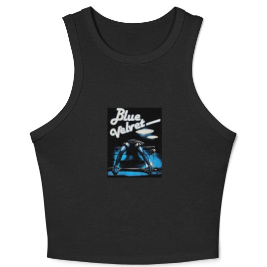 Discover Blue Velvet Movie David Lynch Crop Tank Top Unisex Short Sleeve Cotton Crop Tank Top