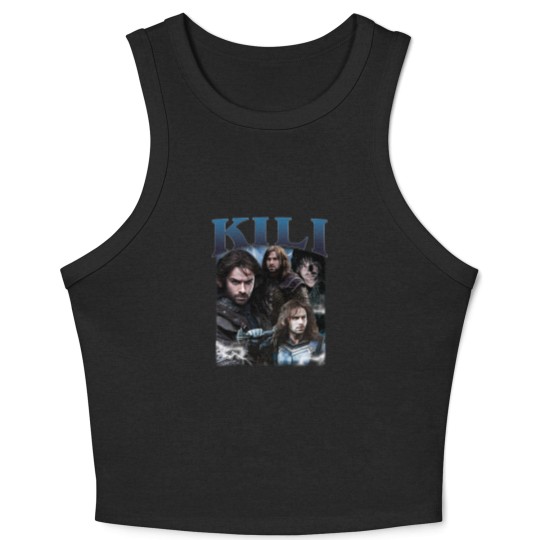 Discover Limited Kili Crop Tank Top Vintage 90s Crop Tank Top Fili and Kili Movie Gif For Woman And Man Unisex Crop Tank Top