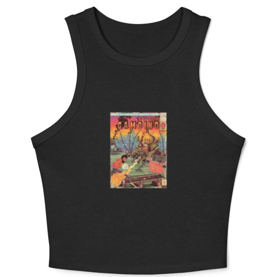 Discover Comic World Tour Gambino  Comic World Tour Gambino Crop Tank Top