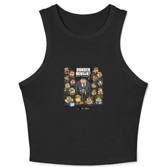 Discover The Office X Minions Characters Crop Tank Top