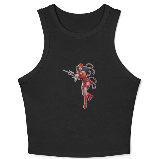 Discover Electra Motif Crop Tank Top