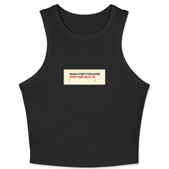 Discover Manic Street Preachers Unisex Crop Tank Top: Everything Must Go
