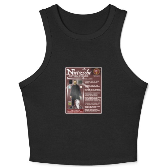 Discover Nietzsche Action Figure Crop Tank Top