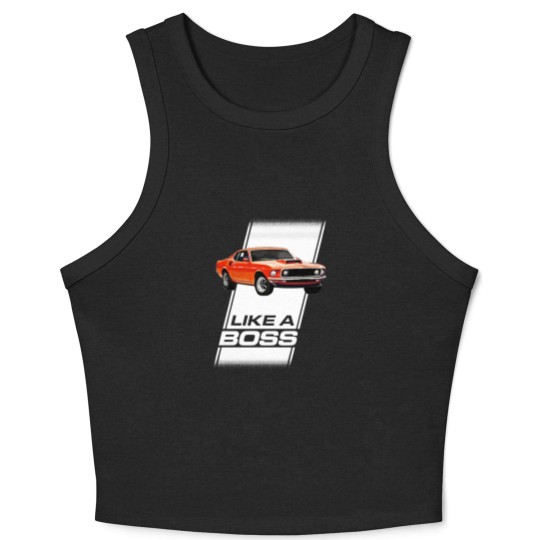 Discover 1969  boss 429   like a boss Crop Tank Top