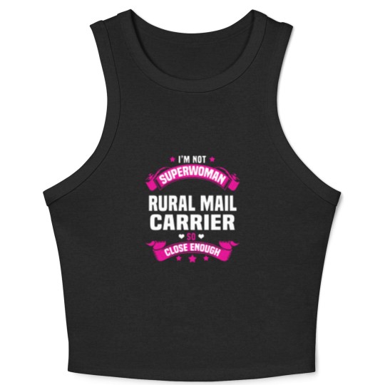 Discover Rural Mail Carrier Crop Tank Top