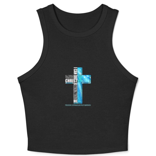 Discover Progressive Supranuclear Palsy Awareness Christian Crop Tank Top