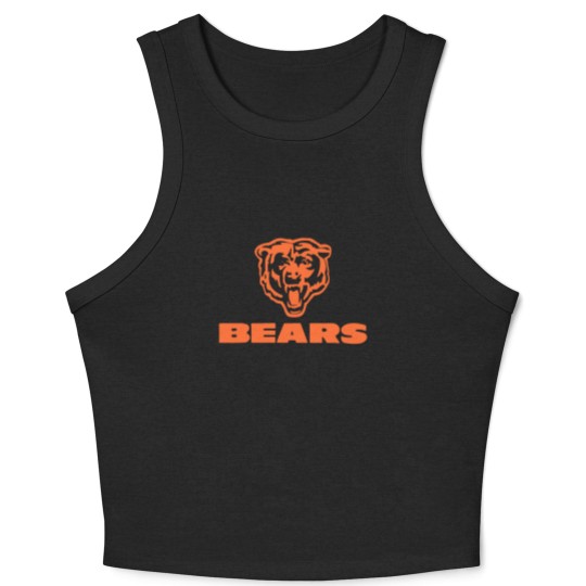 Discover Vintage Chicago Bears Crop Tank Top
