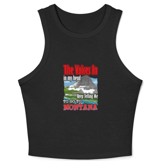 Discover Montana Crop Tank Top Crop Tank Top Crop Tank Top
