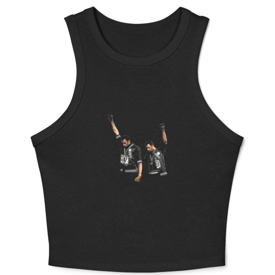 Discover Tommie-Smith-John-Carlos-And-The-1968-Black-Power-Salute BEAUTY Crop Tank Top