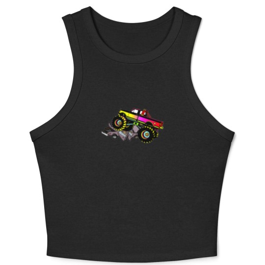 Discover Monster Truck Crop Tank Top