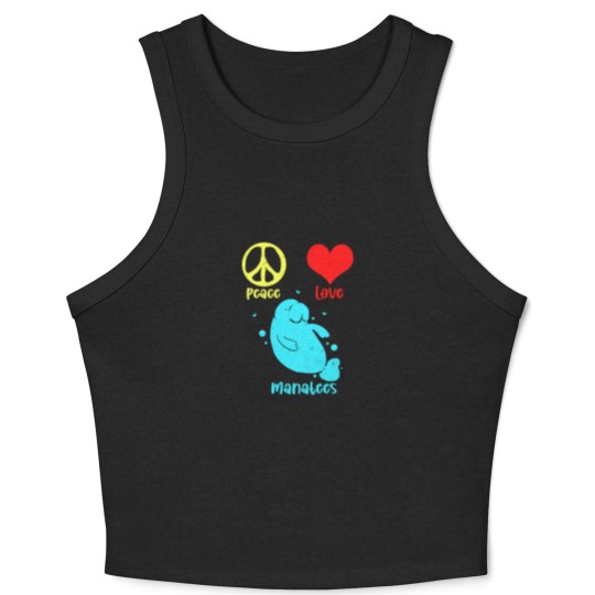Discover Manatee Crop Tank Top