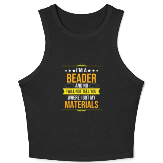 Discover Beadery Material Jewelry Maker Jewelers Beading Crop Tank Top