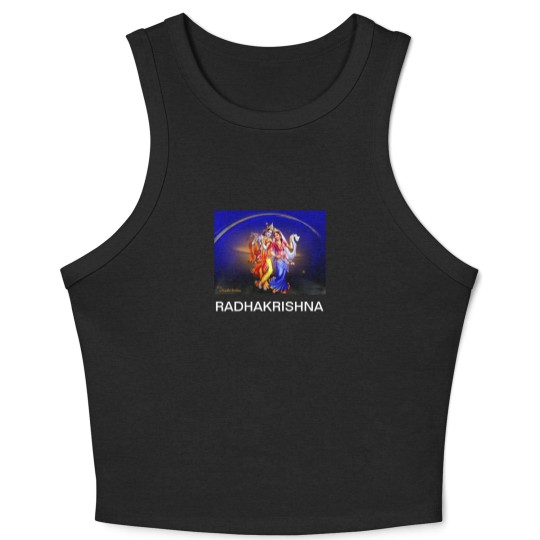 Discover RADHA KRISHNA Crop Tank Top