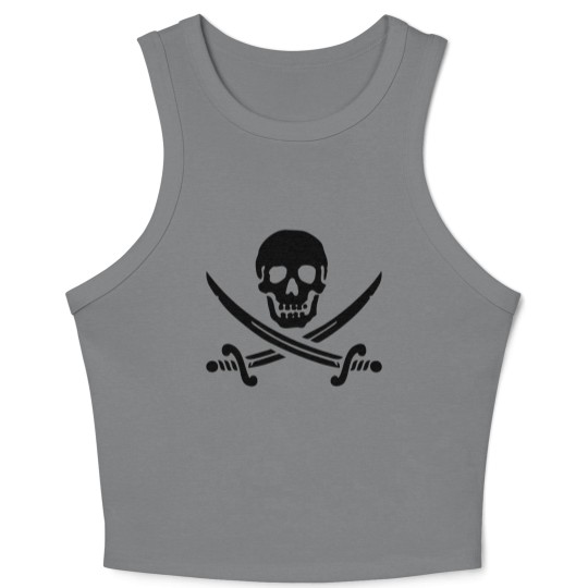 Discover Jolly Roger Crop Tank Top