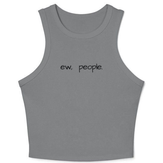 Discover ew, people - black - Ew People - Crop Tank Top